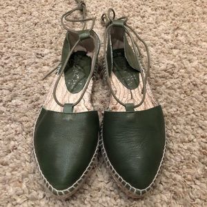 Lace-Up Espadrille Sandals